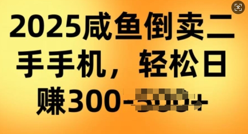 2025闲鱼倒卖二手手机，高客单，高利润，轻松日入3张-古书籍